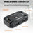 T-WOLF TF950 40 Keys One Hand Gaming Keyboard USB Wired Mouse Combo Set with Mobile Game Converter and Phone Holder - 5