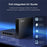 WAVLINK WN701AE 5-Port Gigabit Poe Switch IEEE 802.3AF / AT Auto-Discovery Centralized AP Management - AU Plug - 3