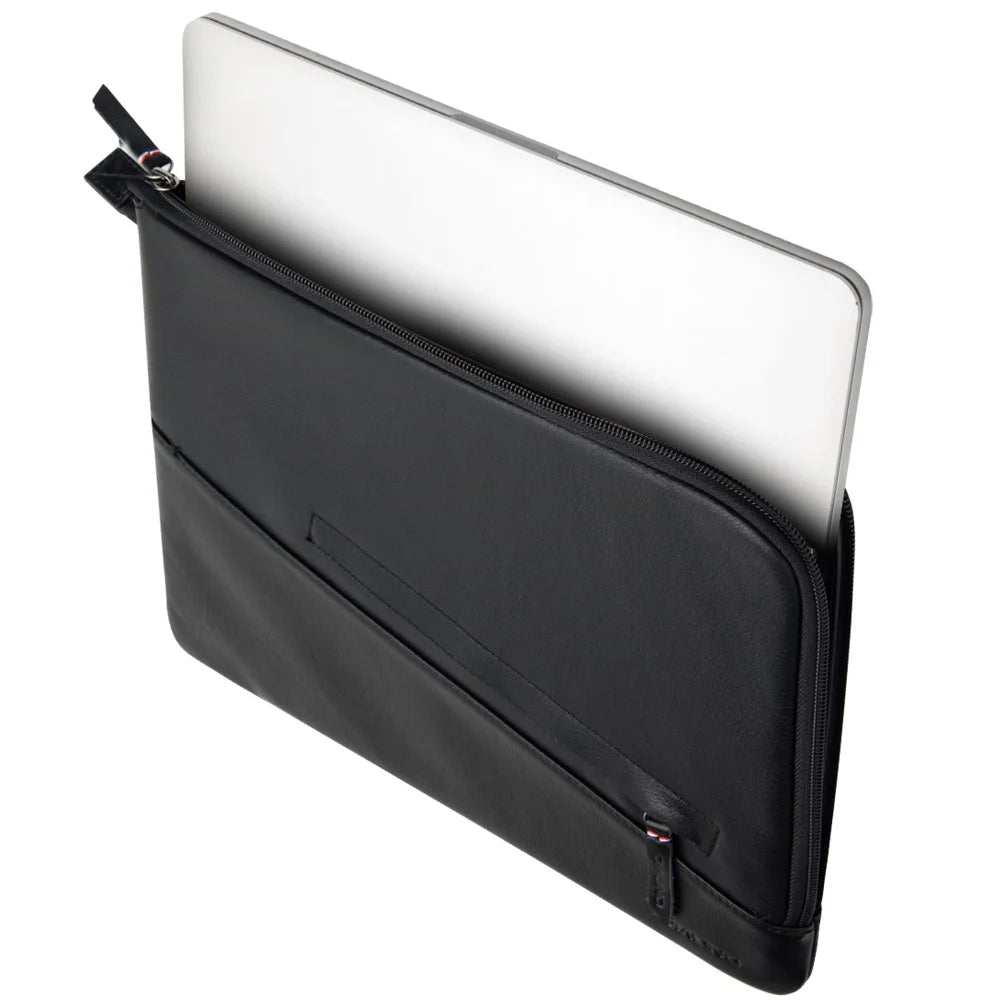 QIALINO Shockproof Case for 13 Inch Laptop Sleeve Bag Ultra Thin Wear Resistant Genuine Cow Leather Pouch - 6
