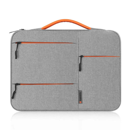 HAWEEL HWL2166 Zipper Briefcase Laptop Bag with Handle for 15inch Notebook Computer - Grey - 1