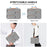 HAWEEL HWL2166 Zipper Briefcase Laptop Bag with Handle for 15inch Notebook Computer - Grey - 5