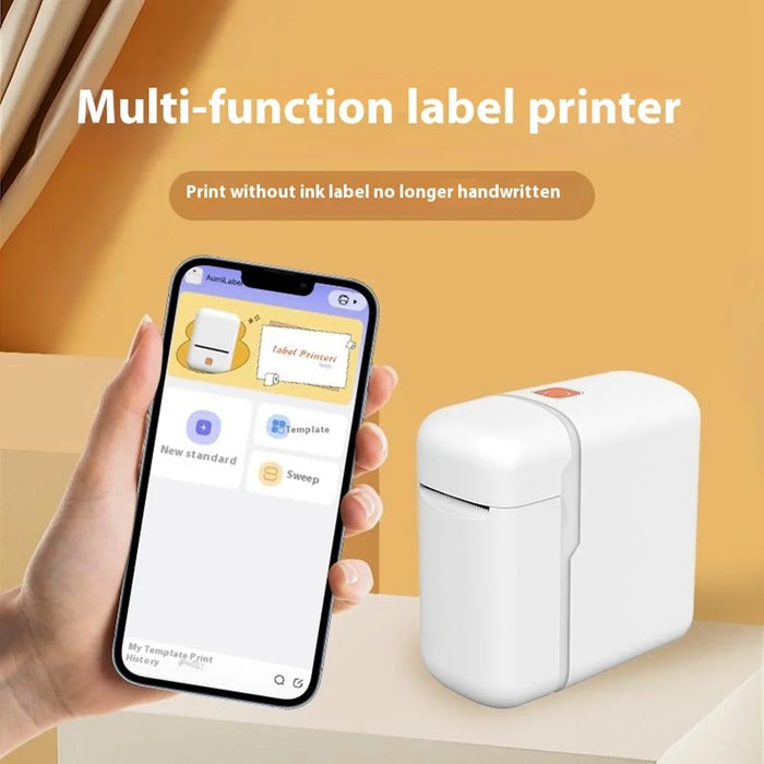 Y1 200DPI Portable Thermal Label Printer Inkless Bluetooth-Compatible Handheld Label Machine - 6
