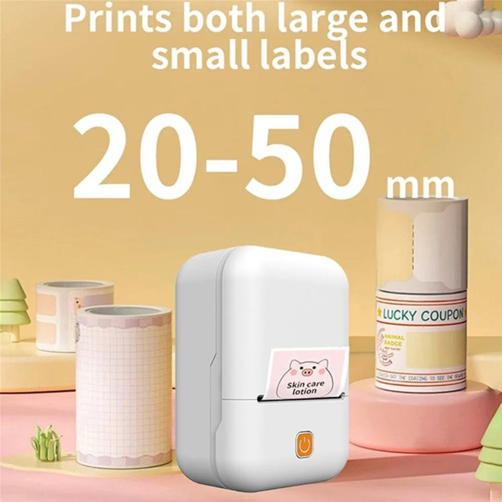 Y2 Portable Thermal Label Printer 200DPI Wireless Bluetooth-Compatible Handheld Label Maker - 2