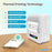 U1 200DPI Mini Portable Thermal Label Printer for Office Home Inkless Adhesive Sticker Printing Machine - White - 2