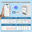 U1 200DPI Mini Portable Thermal Label Printer for Office Home Inkless Adhesive Sticker Printing Machine - White - 6