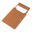 HUASHENG For 13  /  13.3  /  14 Inch Laptop Sleeve Ultra Thin PU Leather Portable Non Magnetic Vertical Notebook Bag - Light Brown - 1