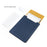 HUASHENG Vertical Protective Case for 15.6 / 16 Inch Laptop Sleeve Double-Sided PU Leather Notebook Bag - Navy Blue - 2