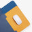 HUASHENG Vertical Protective Case for 11 Inch Laptop Sleeve Double-Sided PU Leather Notebook Bag - Navy Blue - 6