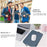 HAWEEL For 9.7-11 Inch Tablets Sleeve Bag Polyester Velvet Lining Protective Pouch, 27.5 x 20.5cm - Blue - 5