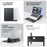 DUX DUCIS AirQ Series for 15 - 16 inch Laptop Sleeve Case with Stand / Wireless Charging - Black - 6