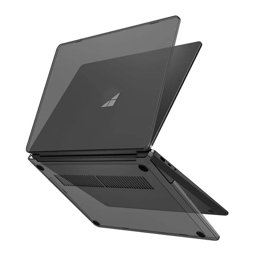 ENKAY HAT PRINCE For Microsoft Surface Laptop 5  /  4  /  3 (1872 / 1873 / 1953 / 1979) Matte Laptop Case Hard PC Anti-fingerprint Shockproof Cover - Black - 1