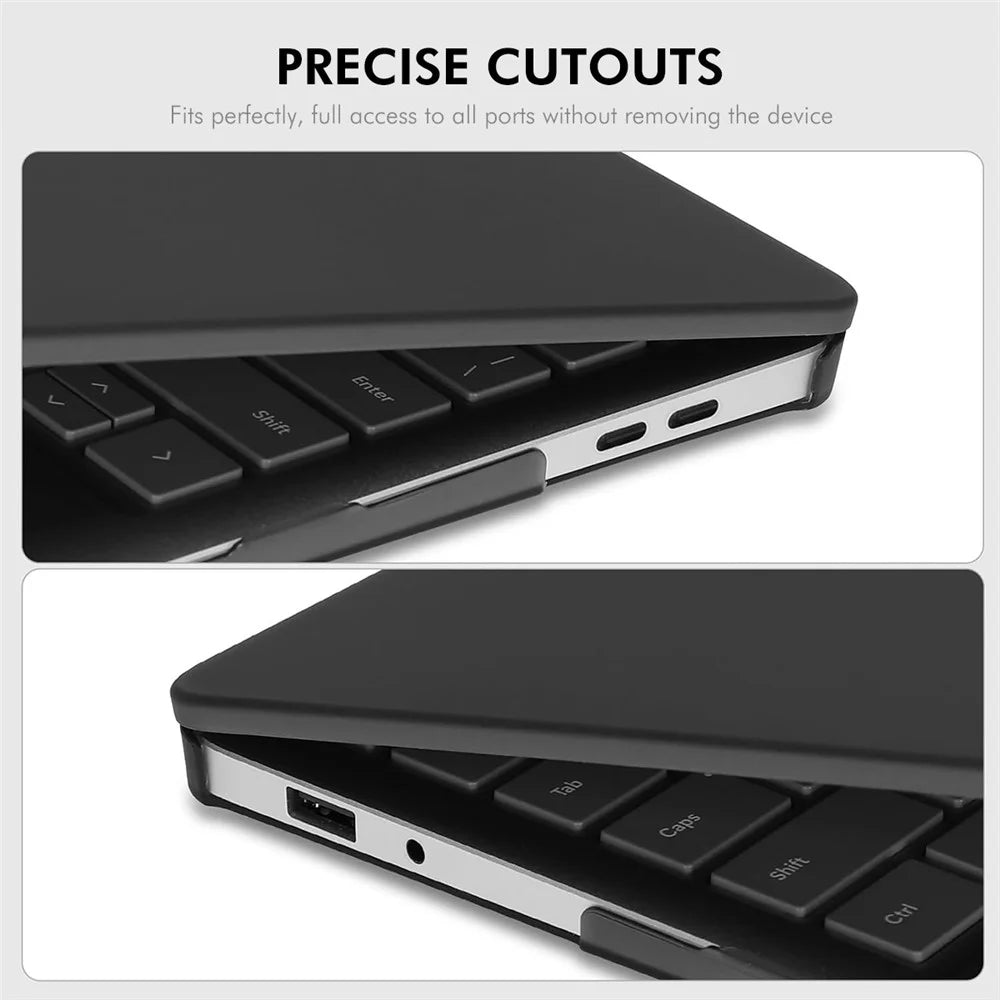 ENKAY HAT PRINCE For Microsoft Surface Laptop 13 (2095) Matte Laptop Case Hard PC Anti-fingerprint Shockproof Cover - Black - 5