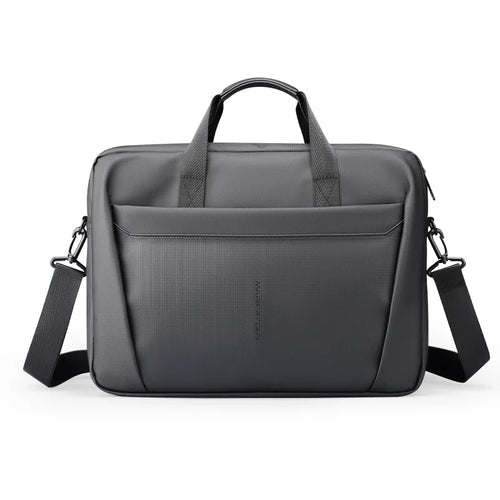 MARK RYDEN MR616 15.6 inch Laptop Bag Urban Oxford Cloth Crossbody Briefcase for Business/Travel - Black - 1