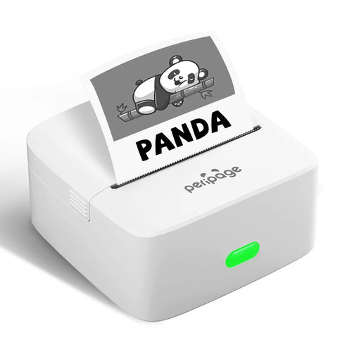 PERIPAGE P21 Thermal Label Printer 304DPI Mistake Book Printer for Small Business Office Compatible with Android, iOS, Windows - 1