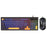 T-WOLF TF330 Wired Gaming Keyboard Mouse Combo Set 98 Keys 7200 DPI Keyboard Mouse with RGB Backlit - Navy Blue + Black Set - 1