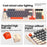 T-WOLF TF330 Wired Gaming Keyboard Mouse Combo Set 98 Keys 7200 DPI Keyboard Mouse with RGB Backlit - Navy Blue + Black Set - 6