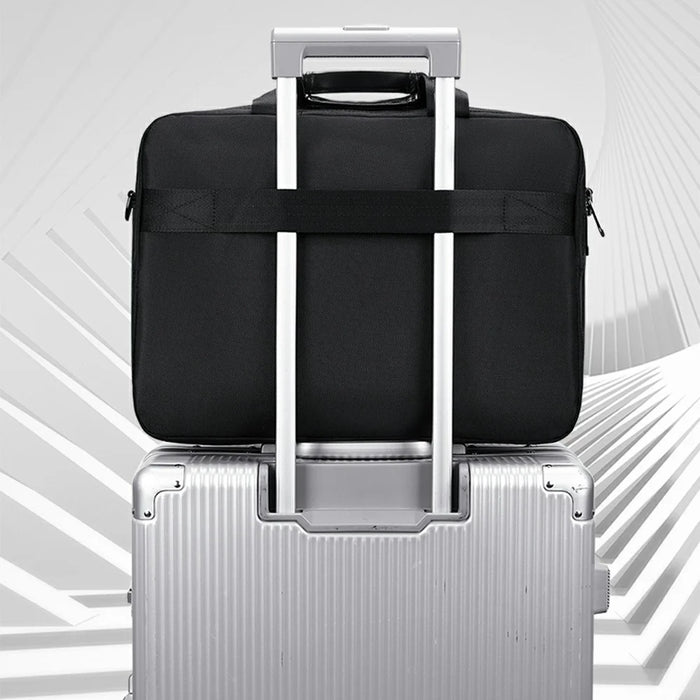 COOLBELL CB-2131 Laptop Bag 15 Inch Business Briefcase Messenger Bag Trolley Sleeve for Men Commute / Travel - Black - 7