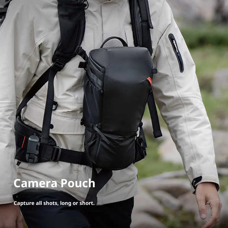 PGYTECH P-CB-257 Sling Camera Bag Crossbody Camera Shoulder Bag for Photographers Travel, DSLR Camera Bag - Black - 2