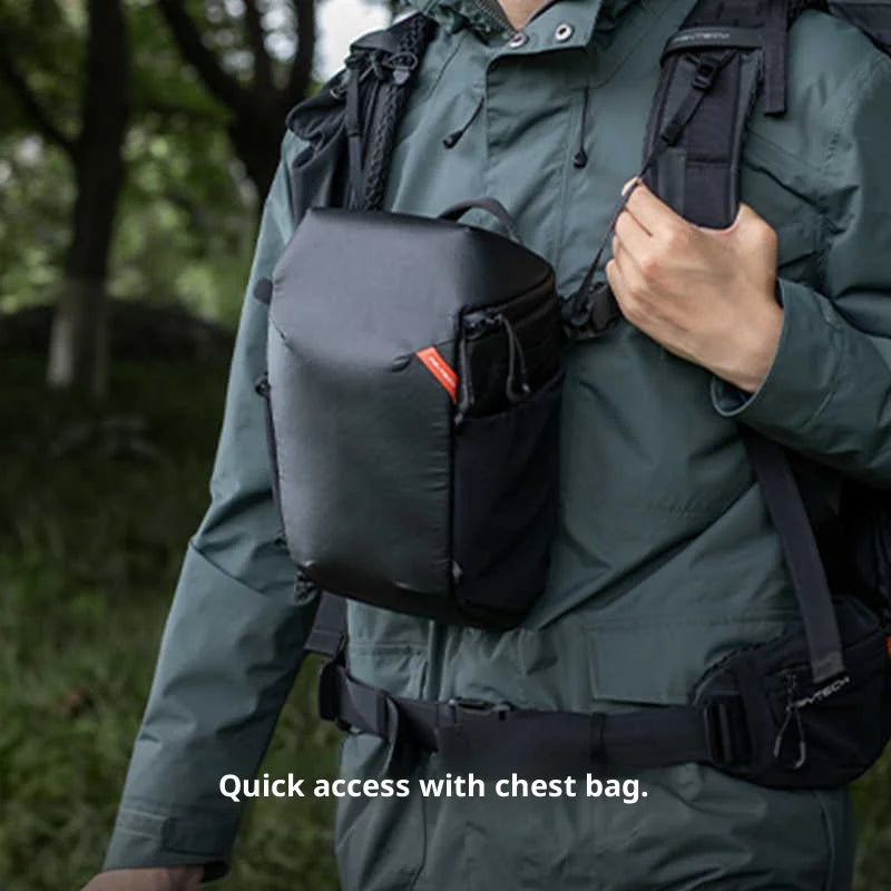 PGYTECH P-CB-257 Sling Camera Bag Crossbody Camera Shoulder Bag for Photographers Travel, DSLR Camera Bag - Black - 4