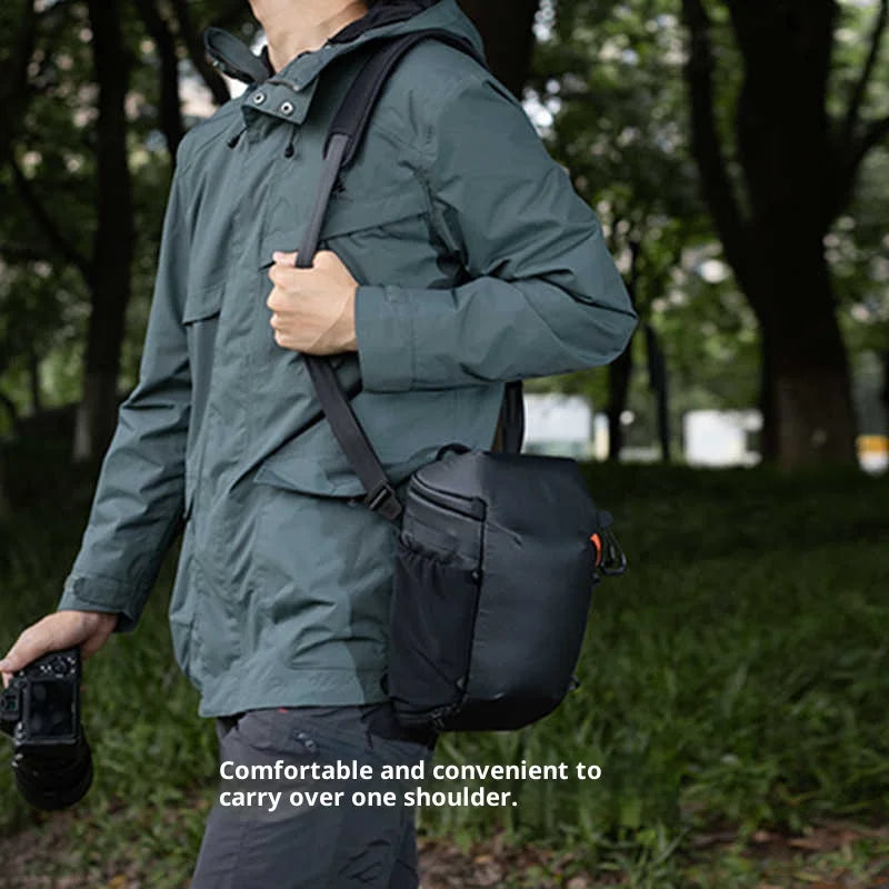 PGYTECH P-CB-257 Sling Camera Bag Crossbody Camera Shoulder Bag for Photographers Travel, DSLR Camera Bag - Black - 6