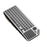 Bluetooth-compatible Wireless Keyboard with Touchpad for Laptop/Tablet/Phone Trackpad Keyboard - Grey+Black - 1