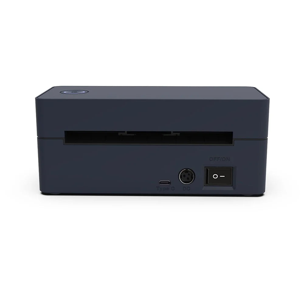 ZJ-9260 110mm Paperless Label Printer 160mm / s 203DPI Direct Thermal Label Printer with USB Port and Stand - US Plug  /  Black - 4