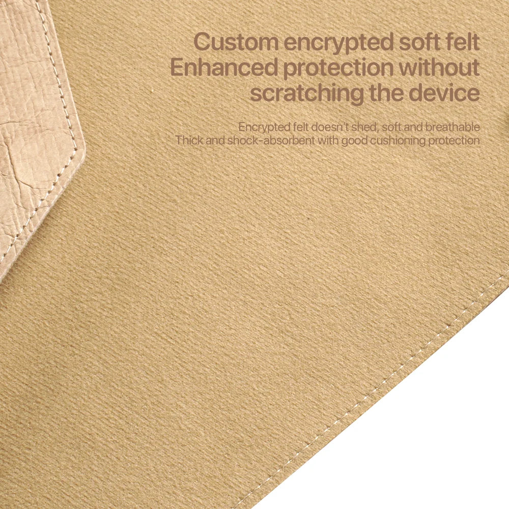 DUX DUCIS Tyvek Sleeve for 13-14 Laptop   PLI Series Tyvek Sleeve for 13-14inch Laptop - Khaki - 6