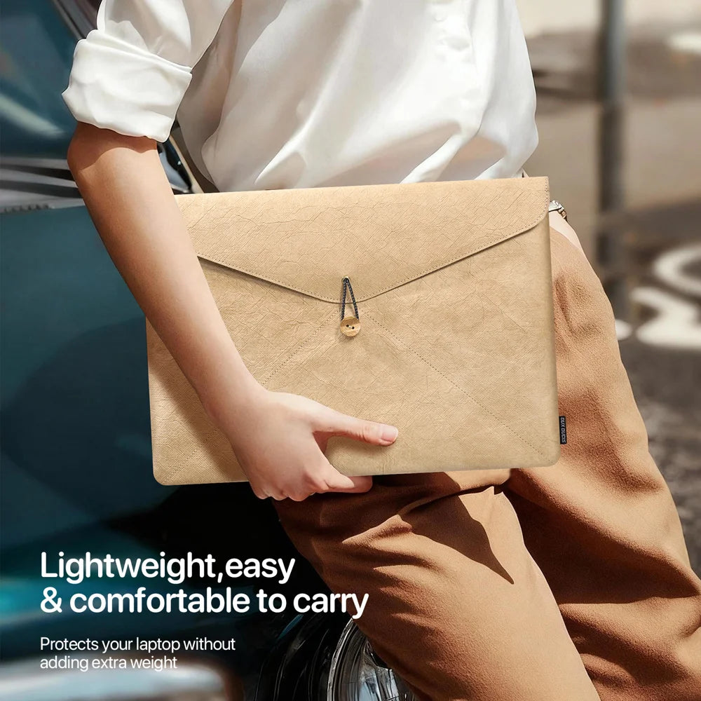 DUX DUCIS Tyvek Sleeve for 13-14 Laptop   PLI Series Tyvek Sleeve for 13-14inch Laptop - Khaki - 7