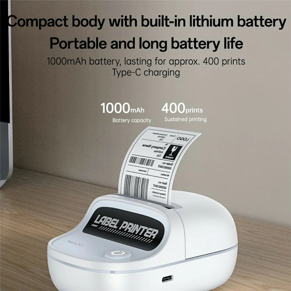 YESIDO SP10 Portable Thermal Label Printer Wireless High Resolution 203 DPI Mini Printer - 6