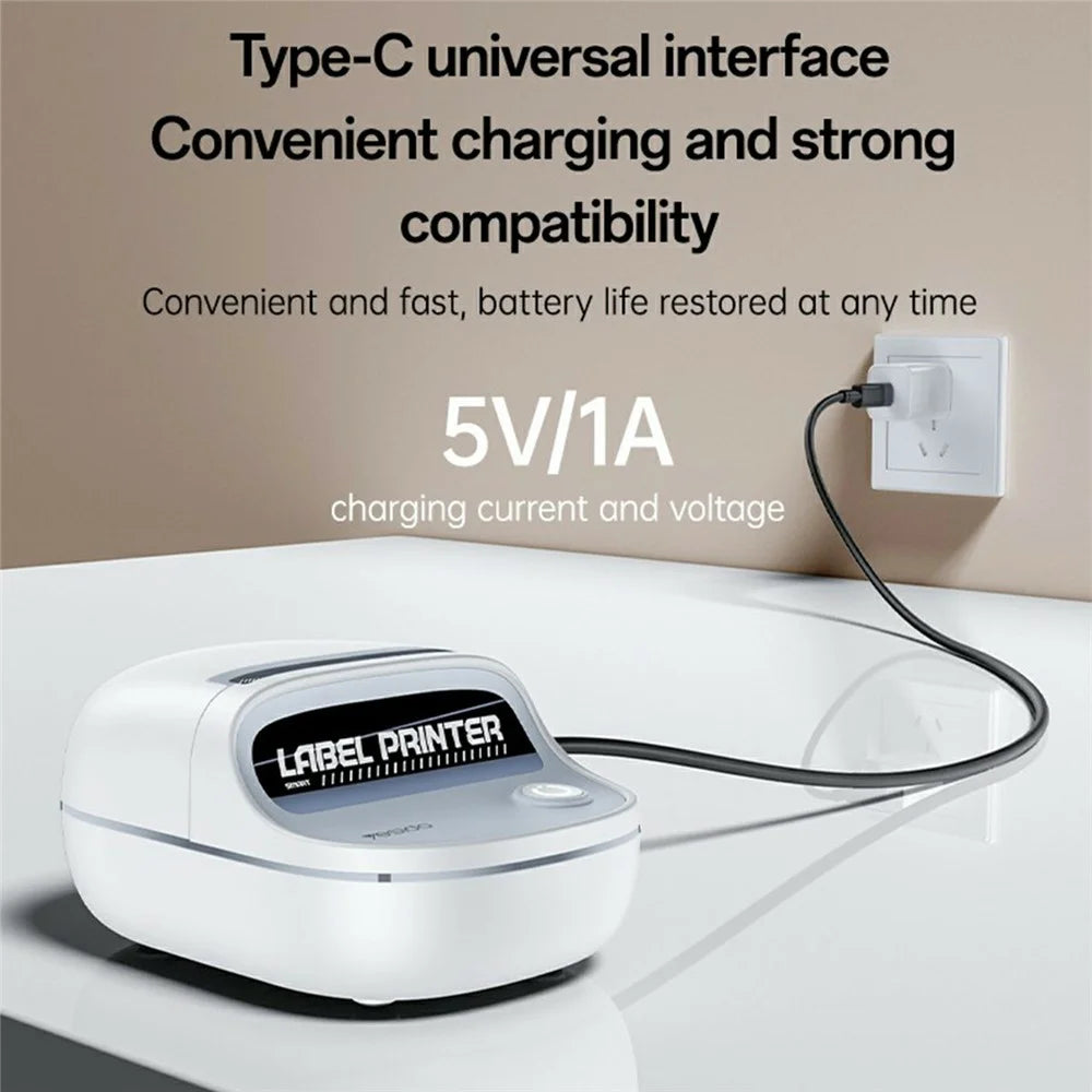 YESIDO SP10 Portable Thermal Label Printer Wireless High Resolution 203 DPI Mini Printer - 7