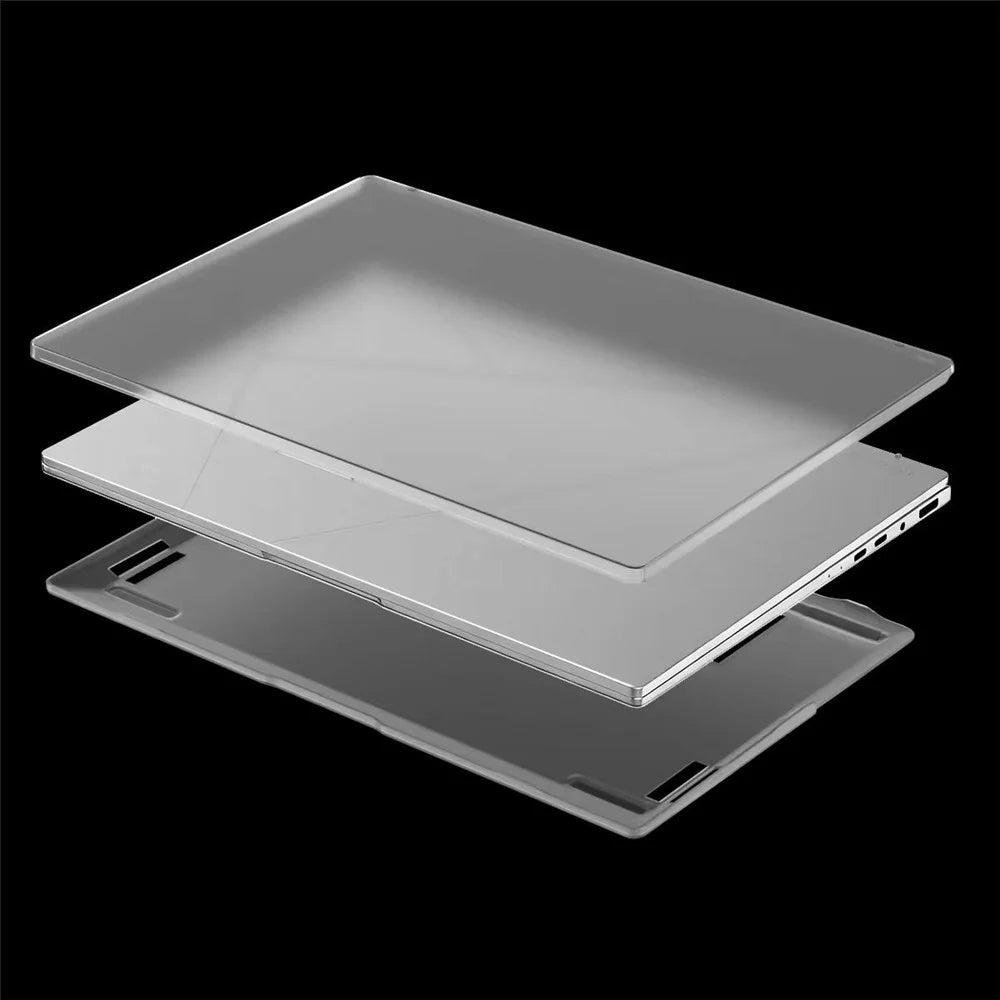 For Asus Zenbook 14 2025  /  2024 Laptop Case Anti-scratch Matte Finish Hard PC Cover - Transparent - 6