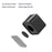 Minimalist Aluminum Alloy Desktop Pen Holder Organizer Stand with Non Slip Base - Square/Silver - 4