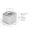 Minimalist Aluminum Alloy Desktop Pen Holder Organizer Stand with Non Slip Base - Square/Silver - 6