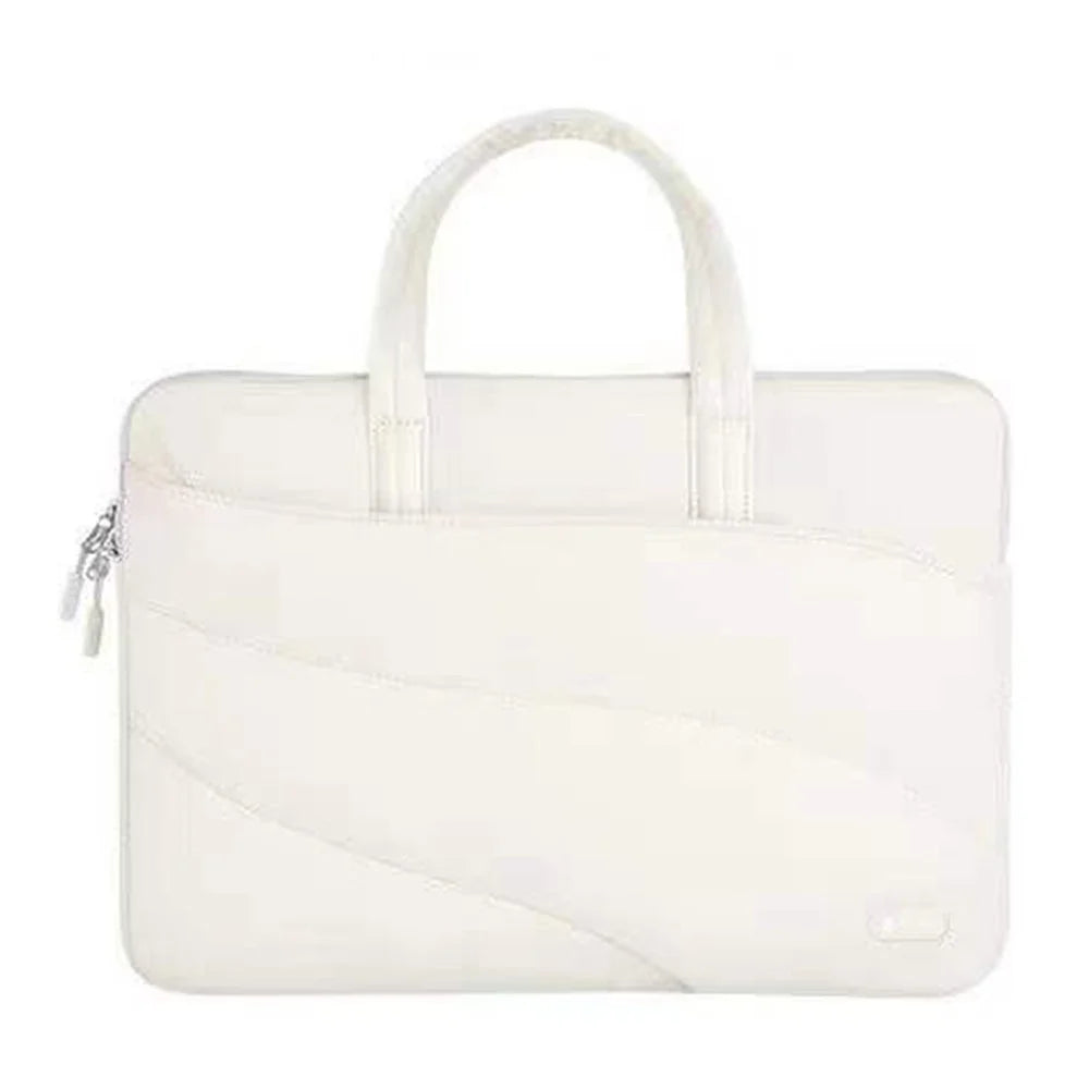 COTECI 15 - 16 Inch Laptop Sleeve Bag Shockproof Travel Bag Notebook Handbag - Beige - 1