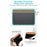 COTECI 15 - 16 Inch Laptop Sleeve Shockproof Notebook Bag for Bussiness Trip Travel - Orange / Black - 3