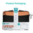 COTECI 13 - 14 Inch Laptop Bag Front Pocket Notebook Handbag Pouch for Travel School - Orange / Black - 5