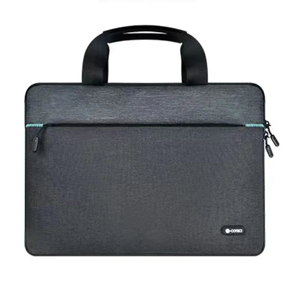 COTECI 13 - 14 Inch Laptop Bag Notebook Carrying Bag Handbag for Business Office Work - Dark Grey - 1