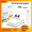 MARKLIFE X8T AI Tattoo Printer Thermal Tattoo Transfer Printer Bluetooth-compatible A4 Printing Machine for Tattoo Beginner - White - 7