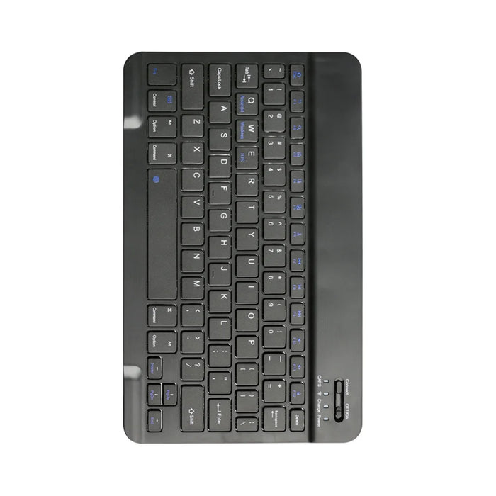 10 Inch Wireless Bluetooth-compatible Keyboard with 12 Function Keys for Smartphone/Tablet/Laptop - Black - 1