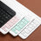 10 Inch Wireless Bluetooth-compatible Keyboard with 12 Function Keys for Smartphone/Tablet/Laptop - Black - 6