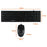 BOSSTON D5200 Business USB Wired Keyboard and Ergonomic 1000 DPI Mouse Set for Desktop Laptop - 5
