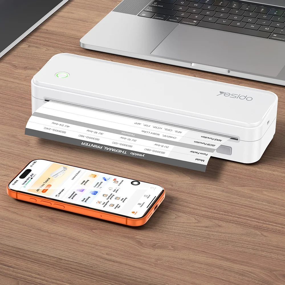 YESIDO SP11 A4 Thermal Printer Portable Bluetooth-compatible Battery Powered Printing Machine for Office - 6