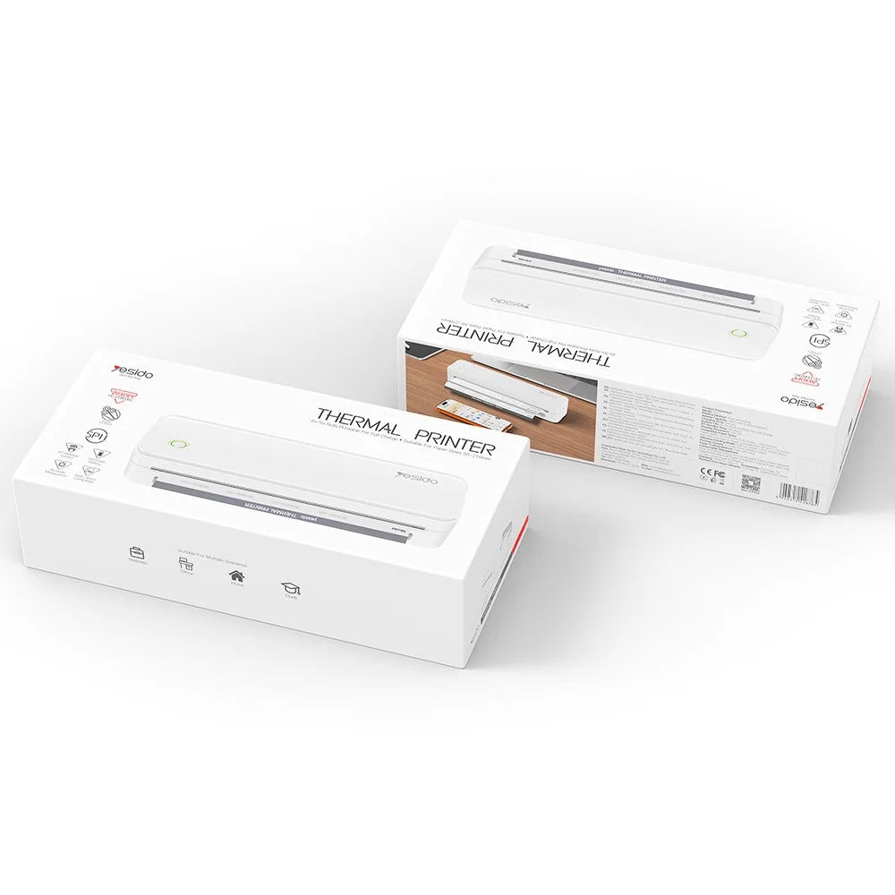 YESIDO SP11 A4 Thermal Printer Portable Bluetooth-compatible Battery Powered Printing Machine for Office - 7