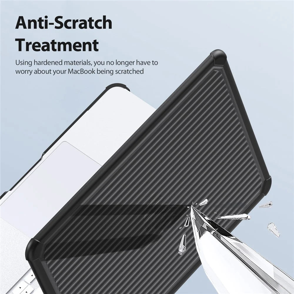 Dux Ducis For MacBook Neo 13 inch (2026) LCGH Series Anti-Scratch TPU+PC Laptop Protective Cover - Black - 5
