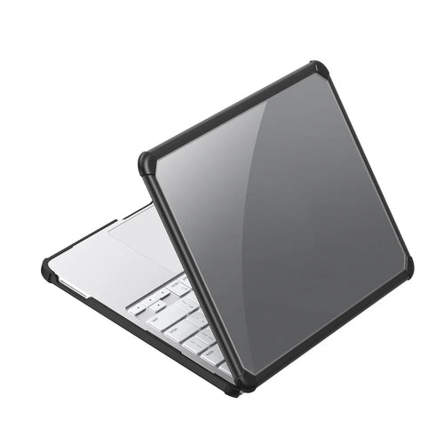 Dux Ducis For MacBook Neo 13 inch (2026) LCGM Series Glossy Laptop Case Anti-Scratch TPU+PC Notebook Cover - Black - 1