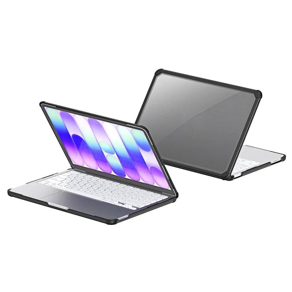 Dux Ducis For MacBook Neo 13 inch (2026) LCGM Series Glossy Laptop Case Anti-Scratch TPU+PC Notebook Cover - Black - 2