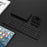 KB018 Mini Portable Foldable Bluetooth-compatible Wireless Keyboard 2.4G Mouse Set Home Office Computer Keyboard + Mouse - Black - 2