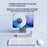 B203B Mini Portable Bluetooth-compatible Wireless Folding Keyboard Mouse Set Rechargeable 67Keys Home Office Computer Keyboard + Mouse - White - 3