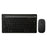 CMK108 Mini Bluetooth-compatible 2.4G Dual Mode Wireless Keyboard Mouse Set Rechargeable Keyboard Mouse Combo with Phone Tablet Stand - Black - 1