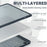 For MacBook Neo 13 inch (2026) Case 3-Layer Structure PC + TPU Shockproof Anti-scratch Laptop Protective Cover - Blue - 4
